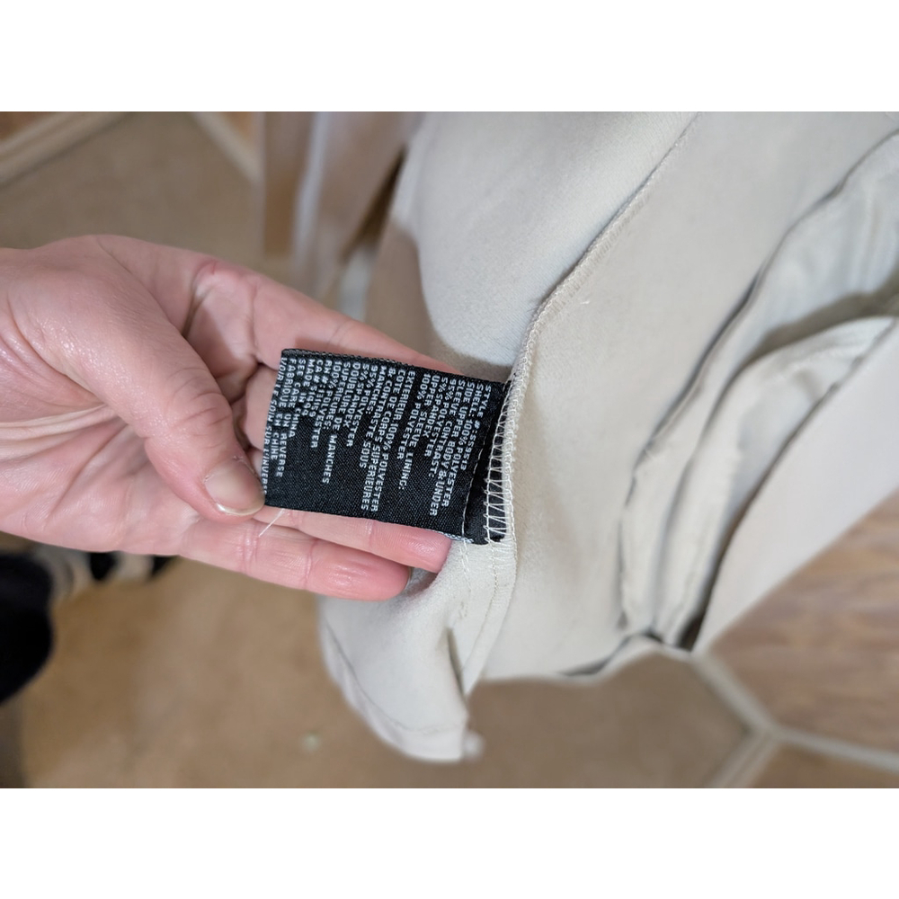 Women's Debby Collection Trench Coat, Beige, Size M - Picture 7 of 7